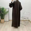 Wine Red Pleated Dress For Women Flower Sleeves Female Evening Party Elegant Clothing Ladies 2DB1827