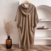 Autumn Winter Women Knitted Cape Shawl Wrap Cloak Ethnic Hooded Poncho Hoody Jumper Sweater Tassels Echarpe Blanket