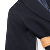 Women Color Block Short Wrap Coat Lapel Collar Waist Tie Faux Fur Cuffs Long Sleeve Loose Elegant Fall Winter Daily Outerwear