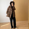Winter Women's Down Jackets Ultra Light Warm Cusual Coat Female Puffer Jacket With Belt Plus Size Hooded Short Parka