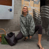 Winter Solid Women Thicken Coat Casual Long Sleeve Hooded Zippers Pleated Female Outwear Elegant Lady Oversize Jacket