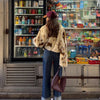 Chic Street Girls Cow Print Fur Coat Women Winter Brand Warm Faux Fur Jacket Autumn Iconic Streetwear