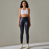 Women Black Pu Leather Pants High Waist Leather Sexy Leggings Trousers Warm Winter Leggings Fleece Trousers Women Thick Stretch