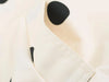 Women Chic Turtleneck Jacket Polka Dot Pattern Long Sleeve Loose Double Pockets Top Spring Autumn Casual Street Coat