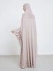 Islamic Prayer Abaya Muslim Women Abayas Long Sleeve Hooded Modesty Ramadan Dresses With Hijab Jilbabs Middle Eastern Kaftans