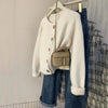 Spring Autumn Vintage Versatile Lazy Women Cardigan Sweater Coat Loose Korean Female Knitted Sweater Jacket Ladies Tops