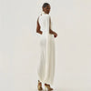 Elegant Split Turtleneck Sexy Maxi Dress Women Gown One-shoulder High Waist Bodycon Solid Club Party Long Dress 2626