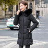 Women's Down Cotton Jacket Comfortable Elegant Ladies Winter Parka Coat Loose Temperament Lady Cotton Padded Outerwear