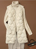 NewBang Long Ultra Light Down Vest Women Duck Down Vests Female Diamond Warm Lighteight O-neck Coat