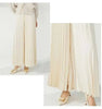 niche design pleated pants for women loose casual wide leg elastic waist trousers spliced tide straight 2DB2555