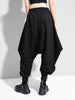 High Elastic Waist Black Brief Long Harem Trousers Loose Fit Pants Women Tide Spring Autumn 1DC778