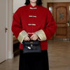 Autumn Winter Woolen Coat Women Loose Long Sleeve Woolen Jackets Female Vintage Chinese Style Wool Coats Warm Overcoats