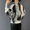 Spring Pleated Women's Lightweight Jacket Lapel Single Breasted Jacket Niche Chic Print Casual Top 2DB6159