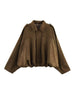 Women Green Suede Jacket Spring Long Sleeve Zipper Oversize Bomber Jackets Chic Female Street Casual Coats