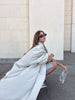 Women Solid Casual Long Trench Coat Lapel Collar Single Breasted Long Sleeve Loose Windbreaker Spring Autumn Streetwear
