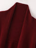 Women 100% Merino Wool Shawl Spring Autumn Sweater Capes Grace Style Cashmere Capes Knitwear Cardigan