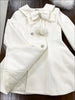 Japanese Autumn Winter Elegant Kawaii Coat Women Faux Fur Collar Long Sleeve Tops Casual Lolita Bow Button Warm Sweet Jacket