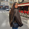 Mujer Woman Thick Faux Leather Jackets for Women Autumn Winter Warm Coats Female Demi-season Plush Jacket Women Outerwears
