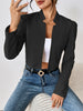 Long Sleeve Commute Simple Casual Knitted Jacket Outerwear for Women