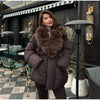 Faux Fur Neck Short Jackets Women Long Sleeve Ruff Thicken Loose Outerwear Female Autumn Winter Chic Daily Coats