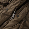 Elegant Fur Collar Hood Belt Long Cotton Jacket Women Zipper Drawstring Waist Parka Down Coat Winter Lady Warm Chic Outwear