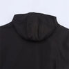 Women's Hooded Short Trench Coat in Olive Green, Brown, and Black, Double-Breasted with Pocket Details, Casual Jacket