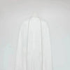 High Neck Cape Sleeve Slim-Fit Maxi Dress Pearl Trim Solid Color Floor Length Modest Abaya Style Formal Occasion Women