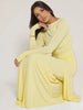 Ruched Elegant Maxi Dress Women Daily Casual Skinny Full Sleeve Solid Gown Midnight Prom Party Long Bodycon