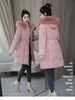 Winter Down Cotton Jacket Women Korean Cotton-Padded Thicken Warm Mid Long Hooded Parkas Slim Coat Female Casual Ladies Tops