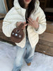 Fall Lightweight Hooded Puffer Jacket Russian Winter Women Zip Up Solid Warm Cotton Padded Outerwear Quilted Coat Куртка