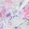 Elegant Floral Printed Mini A-line Dress Women Deep V-neck Puff Half Sleeve Waist-cinching Dresses Lady Party Club Gown