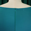 Dresses for Woman O Neck Full Sleeve Belt Waisted High Waisted Pleated A Line Ankle Length Elegant Female Birthday Gowns