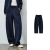 Women's Lazy Academy Soft American Curved Leg Trousers Autumn Paneled Design Pear Figure Shaping Pants