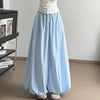 Girls Korean Wide Leg Pants Female Chic Designer High Waist Trousers Lady Baggy Thin Casual Daily Pants