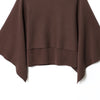 Knit Brown Cape Women's Poncho Autumn Bolero Layers Cloak Cape & Poncho Chic And Elegant Woman Coat Crop Shawl