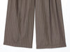 Women Elegant Striped Blazer Suit Slim Button Blazer or Wide-leg Pants Spring Fall Mujer Commute Pants Set