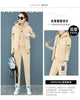 2 pieces women sets autumn thickened fleece sportswear vest+hoodies+pant cold-proof winter coat sets women's clothing