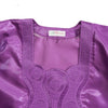 Women Modest Satin Embroidery Bubu Dress For Church Outfits African Traditional Long Loose Square Collar Batwing Sleeve