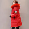 Zipper Pockets Design Plus Size Jacket Women Winter Collar Hooded Parka Clothing Elegant Slim Warm Thick Female Coat