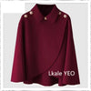 Women's Woolen Shaw Coat Autumn Winter Korean Version Short Ladies Jacket Temperament Elegant Femme Woolen Outerwear