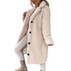 Autumn Long Winter Coat Woman Flannel Coat Women Warm Ladies Fur Teddy Jacket Female Plush Teddy Coat Oversize Outwear