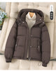 Short Casual Down Cotton Jacket Women Parkas Hooded Korean Style Winter Cotton Clothing Female Coat Outerwear