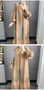 Red Pleated Hand-Cranked Floral Print Women's Long Dress Long Sleeve Elegant Temperament Elastic Loose Dresses 2DB4509
