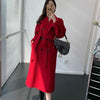 101801 Women Coat Winter Women's Jacket 10% Cashmere 90% Wool Classic Camel Wool Coat