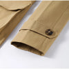 Elegant Stand Collar Trench Coats Women Y2K Long Sleeve Pockets Waist Jacket Autumn Street Lady Single Breasted Outerwear