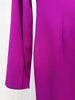 High Street Designer Party Vestido Women's Stand Collar Formal Cape Sleeve Diamonds Beading Long Maxi Dress
