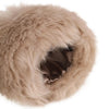 1Pair Faux Fur Wrist Cuffs For Wool Coat Jackets Women's Arm Warmers Elastic Furry Wristbands Sleeves Cuffs Winter Wrist Cuff