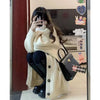 Autumn Winter Women Cardigan Sweater Coats Female Long Sleeve V-neck Loose Knitted Jackets Casual Sweater Cardigans