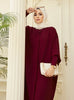 Abaya Dress Muslim Robe Abaya Ramadan Ladies Long Sleeve Islamic Dress Middle East Abayas Women Clothing Without Hijab