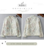 Lightweight And Artistic Embroidered Cotton Coat Women's Retro Autumn Winter Chinese Quilted Jacket Short Tops A294